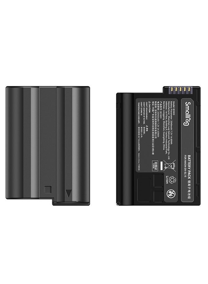 SmallRig EN-EL15 Camera Battery and Charger Kit - Image 2