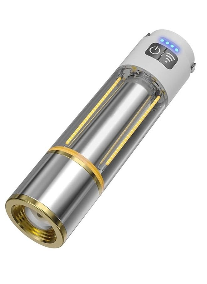 Happy Home - Powerful Multifunctional Super Bright Long Range Tactical LED Flashlight Rechargeable Waterproof Focus Zoom Pocket Camping Hiking - Image 1