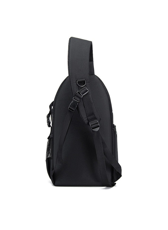 Multifunctional Photography Backpack Large Single Chamber Camera Professional Backpack Waterproof Reflective Camera Backpack Tripod Accessories - Black  - Image 5