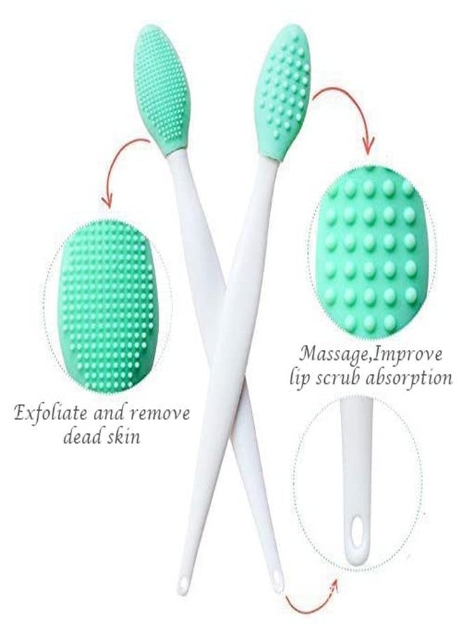 YOUKOOL Lip Scrub Brush,Lip Scrubber Exfoliator,Double-Sided Silicone Lip Exfoliating Tool,Gentle Lip Exfoliator Scrubber Brush for Smooth,Soft,Bright,and Healthy Lips(2 PCS) - Image 5