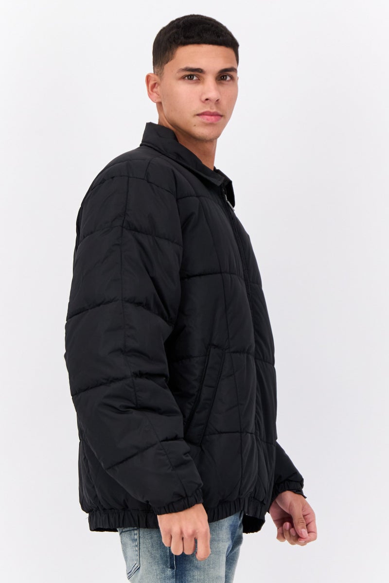 Dickies Men Quilted Puffer Jacket, Black - Image 2