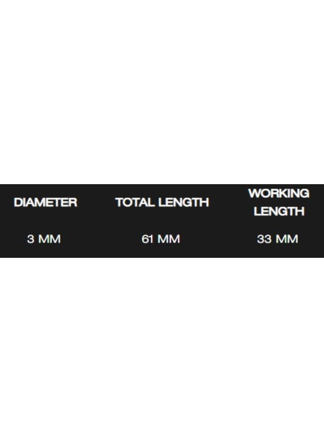 DeWesser HSS Cobalt Drill Bit – 3 mm Diameter, Precision German-Made OF 3 PC - Image 2