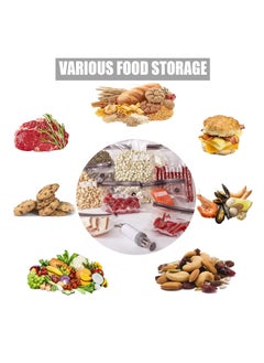 Y&D Food Vacuum Compression Bags Airtight Suction Reusable Ziploc with 3 Sizes 1 Hand Pump 5 Sealing Clips for Storage Sous-Vide(21Pieces)  - Image 4