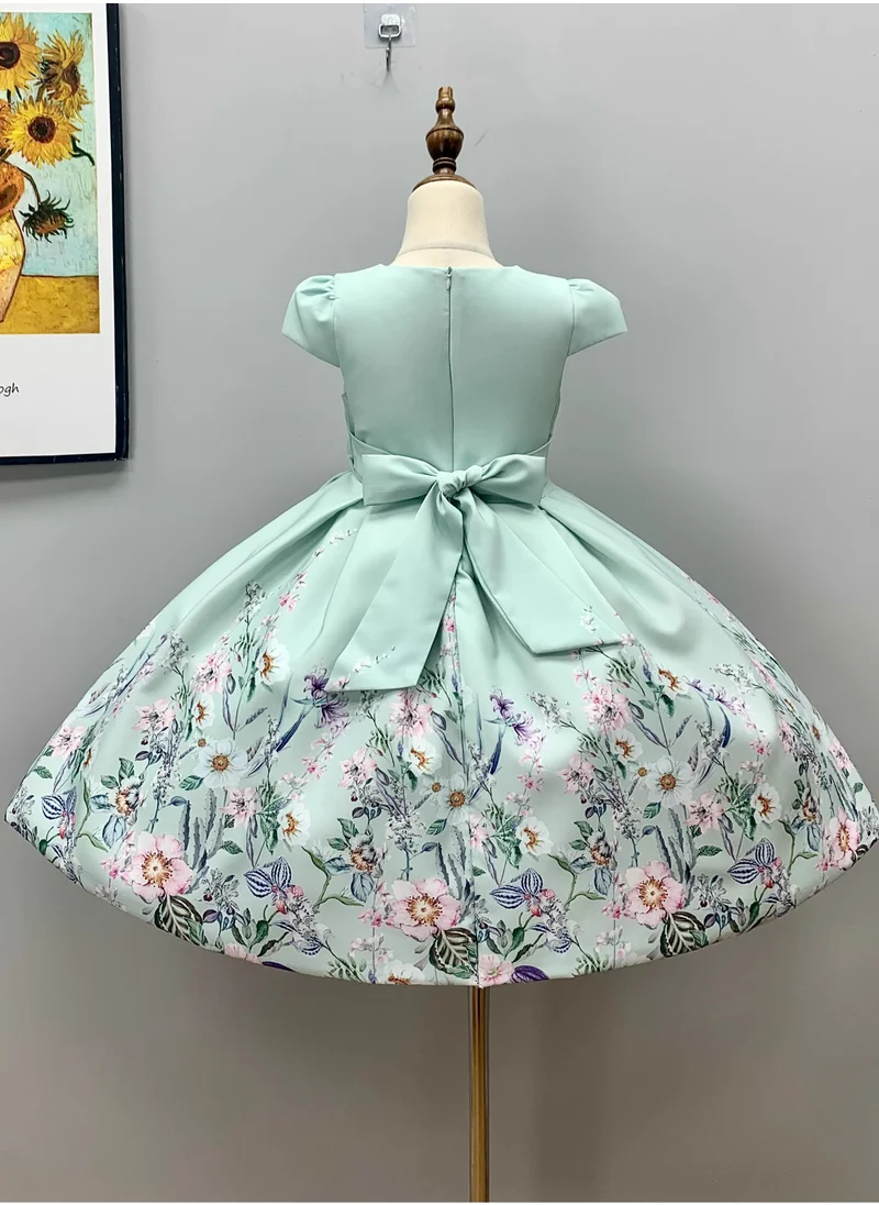 D'Daniela Floral Print Dress