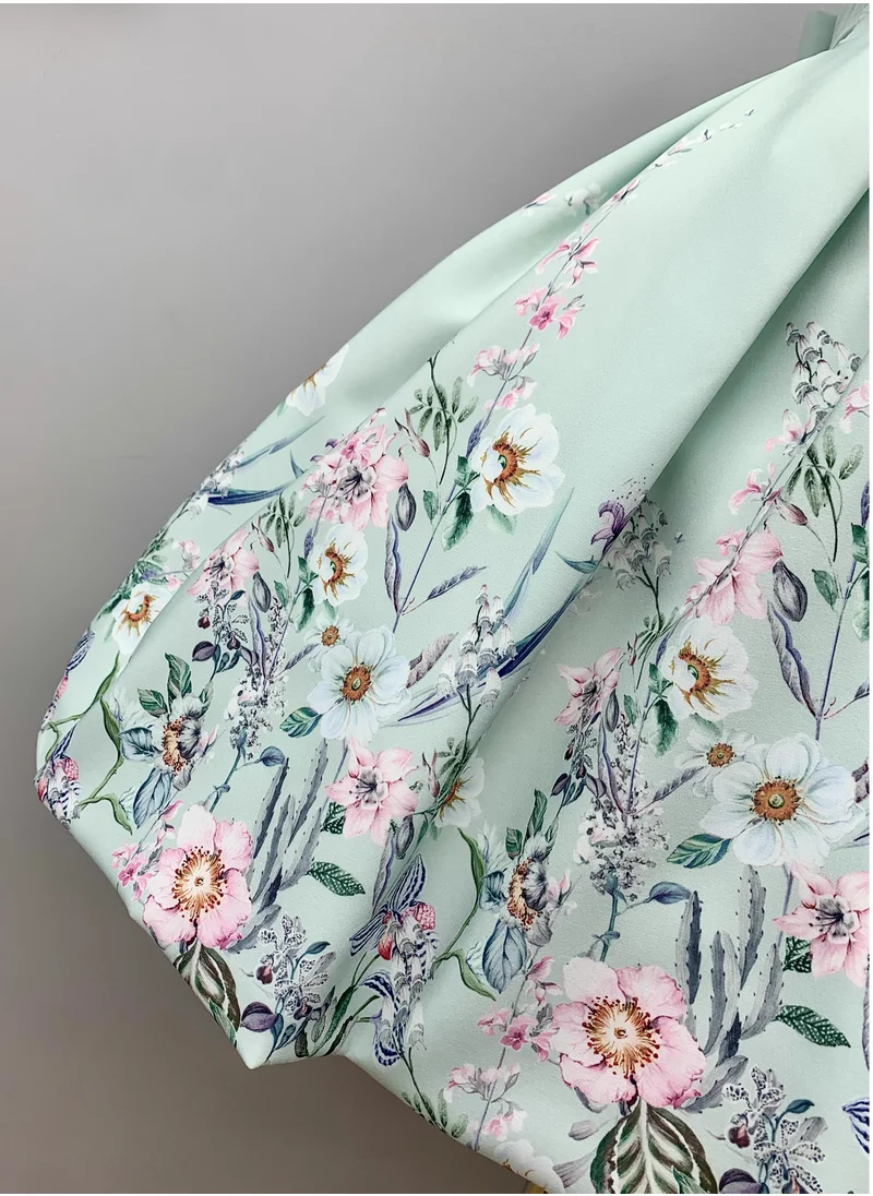 D'Daniela Floral Print Dress