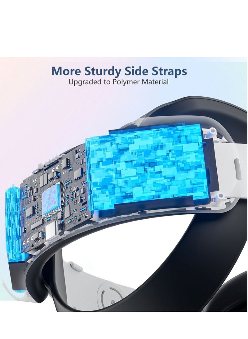 حزام رأس مع بطارية سعة 12000 مللي أمبير لملحقات Meta Quest 3/3s VR - Image 3