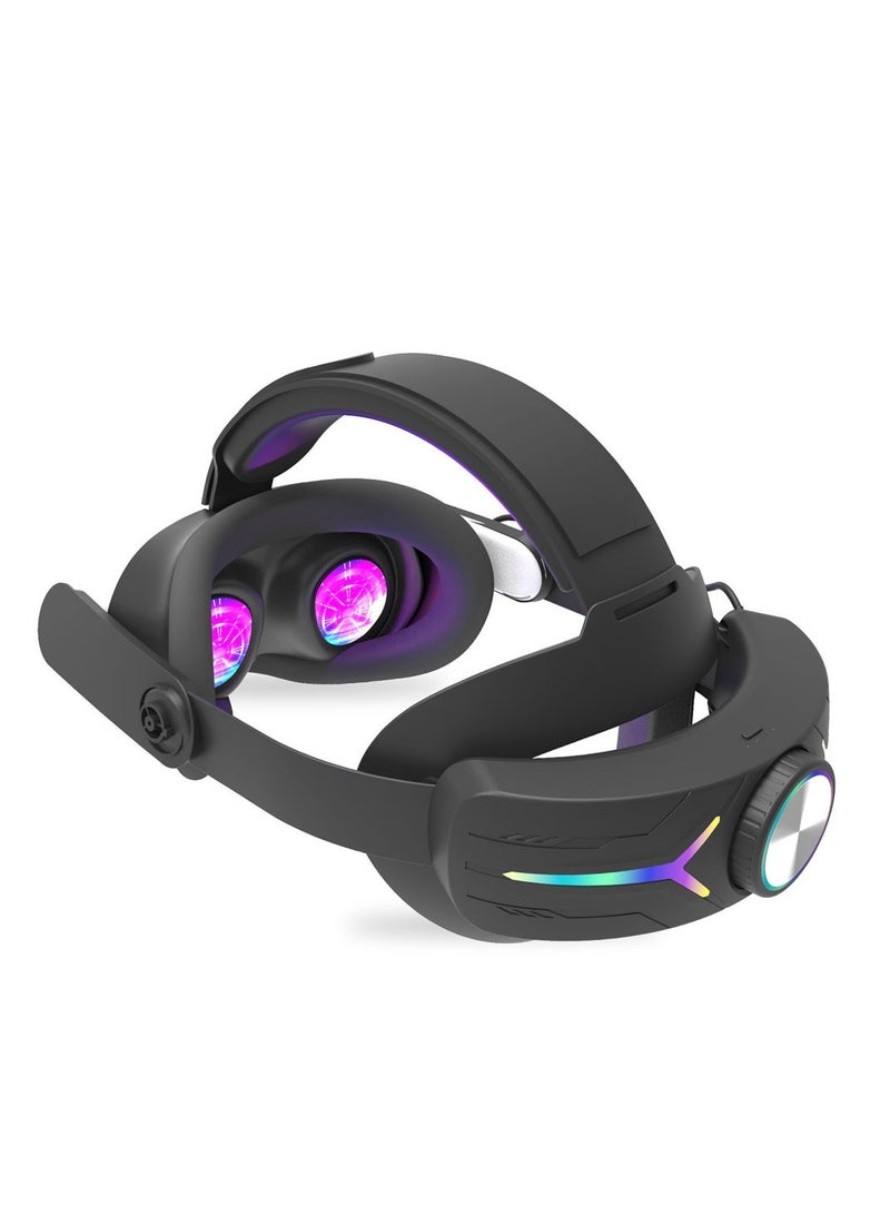 حزام رأس مع بطارية سعة 12000 مللي أمبير لملحقات Meta Quest 3/3s VR - Image 1