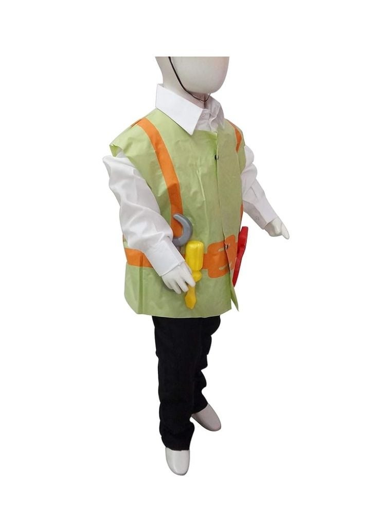 بريميم مجموعة لعب زي المهندس للأطفال مع الأدوات | سترة لعب دور البناء - Image 2