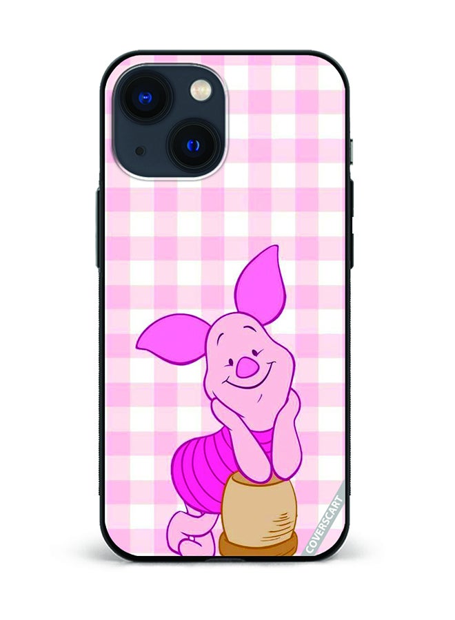 Protective Case Cover For Apple iPhone 13 Mini Winnie The Pooh Design Pink