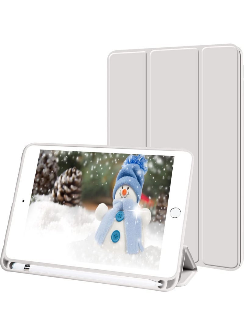 Captaintech Case for iPad mini 5/4 7.9 Inch (2019/2015) with Pencil Holder,Shell Soft-Touch Tablet Stand Cover, Auto Wake/Sleep for iPad mini 4/5 7.9inch (2015/2019 Model A1538 A1550 A2133 A2124 A2125 A2126)  - Image 1