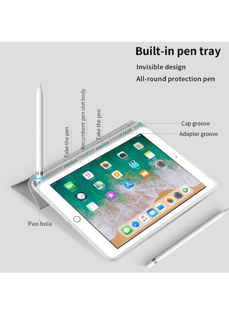 Captaintech Case for iPad mini 5/4 7.9 Inch (2019/2015) with Pencil Holder,Shell Soft-Touch Tablet Stand Cover, Auto Wake/Sleep for iPad mini 4/5 7.9inch (2015/2019 Model A1538 A1550 A2133 A2124 A2125 A2126)  - Image 4
