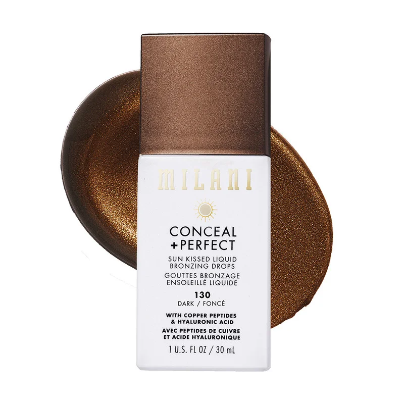 Milani Milani Conceal + Perfect Sun Kissed Liquid Bronzing Drops 130 Dark