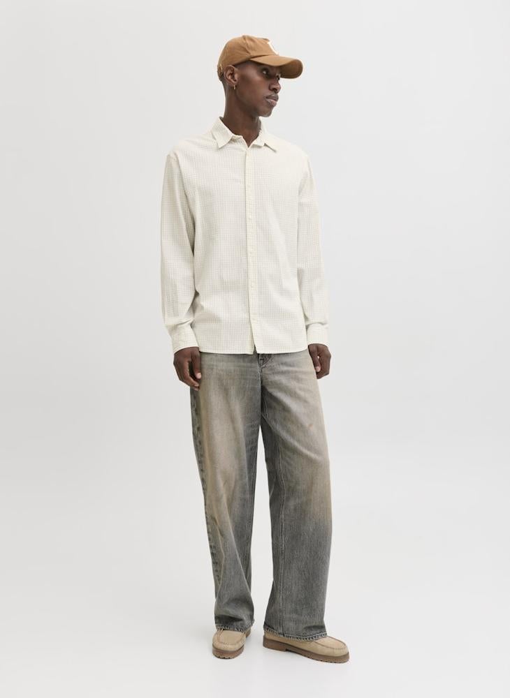 جاك اند جونز قميص طويل بأكمام طويلة بقصة مريحة - Image 4