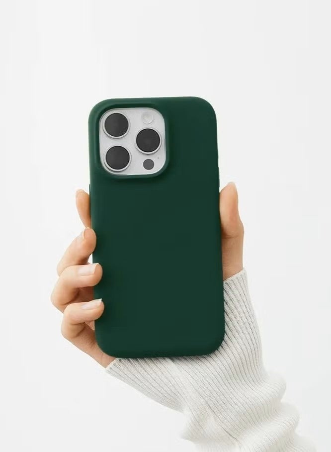 general Liquid Silicone Slim Protective Case for iPhone 14 Pro Max – Midnight Green - Image 3