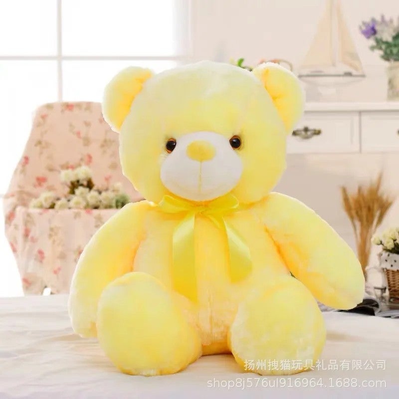 Y&D 18inch LED Teddy Bears Stuffed Animals Cute Glow Bear Plush Toys Colorful Luminous Light up Bears - Image 4