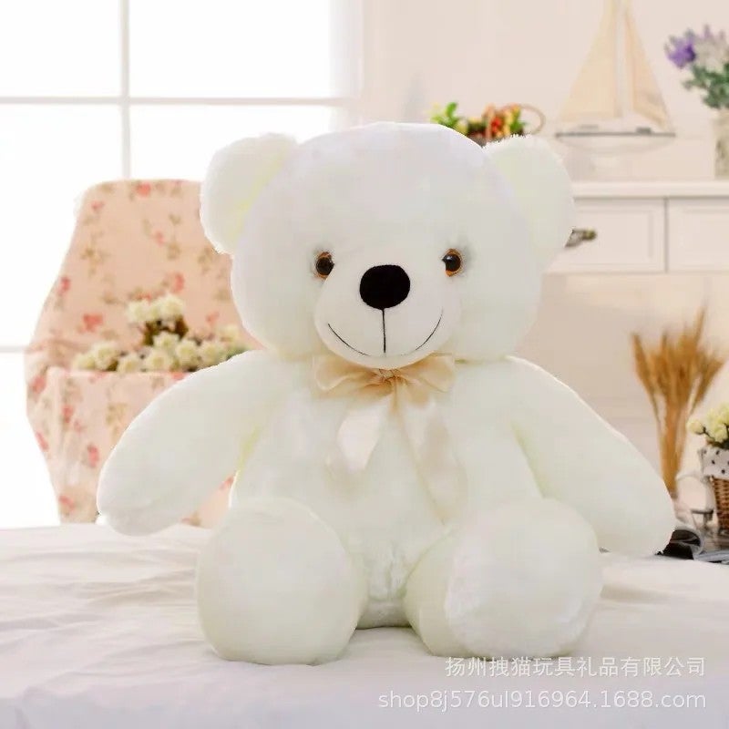 Y&D 18inch LED Teddy Bears Stuffed Animals Cute Glow Bear Plush Toys Colorful Luminous Light up Bears - Image 1
