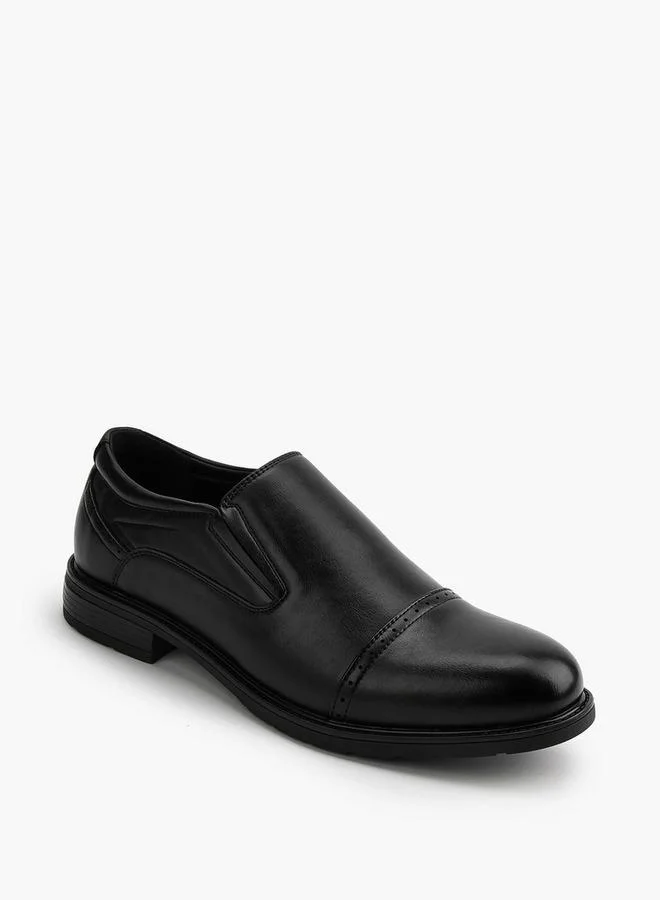 DUCHINI BLACK Men'S Solid Slip-On Loafers for Men | Best Price UAE