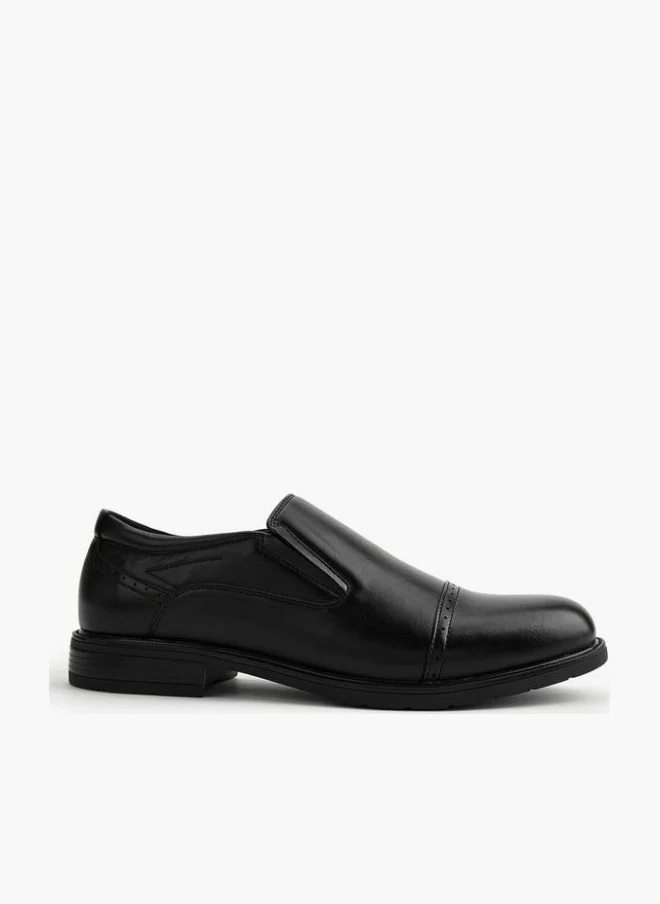 DUCHINI Men'S Solid Slip-On Loafers