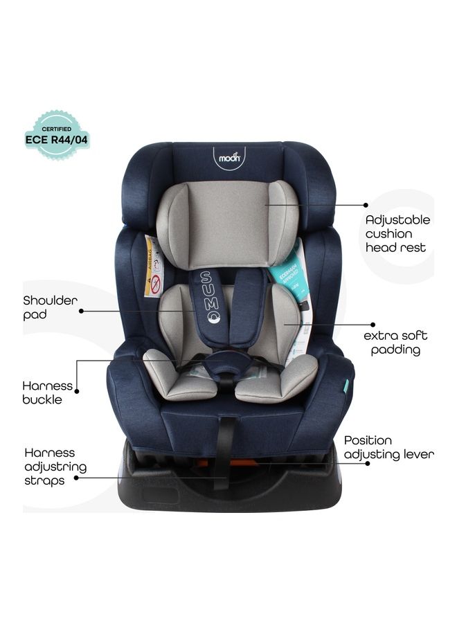 Moon Hefty Baby Car Seat Baby Group(0,1,2) - Navy Blue - Image 4