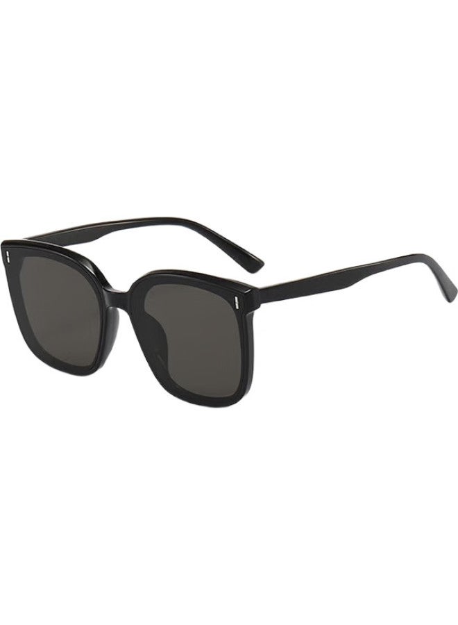 Bai Xiaoshe Sunglasses-127 [Black Frame With Rice Beads, 2 Pairs Of Premium Style + Gift], Sun Protection Glasses, Gm Face-Slimming Effect, Driving Sunglasses - Image 3