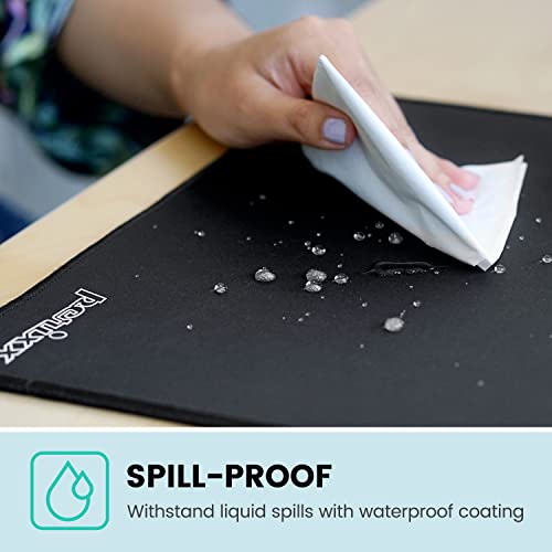 Perixx DX-1000M Waterproof Gaming Mouse Pad with Stitched Edge - Non-Slip Rubber Base Design for Laptop or Desktop Computer - M Size 9.84x8.27x0.08 Inches - Image 4