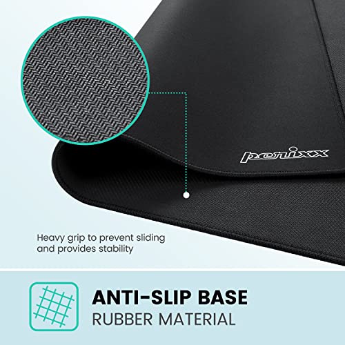 Perixx DX-1000M Waterproof Gaming Mouse Pad with Stitched Edge - Non-Slip Rubber Base Design for Laptop or Desktop Computer - M Size 9.84x8.27x0.08 Inches - Image 2