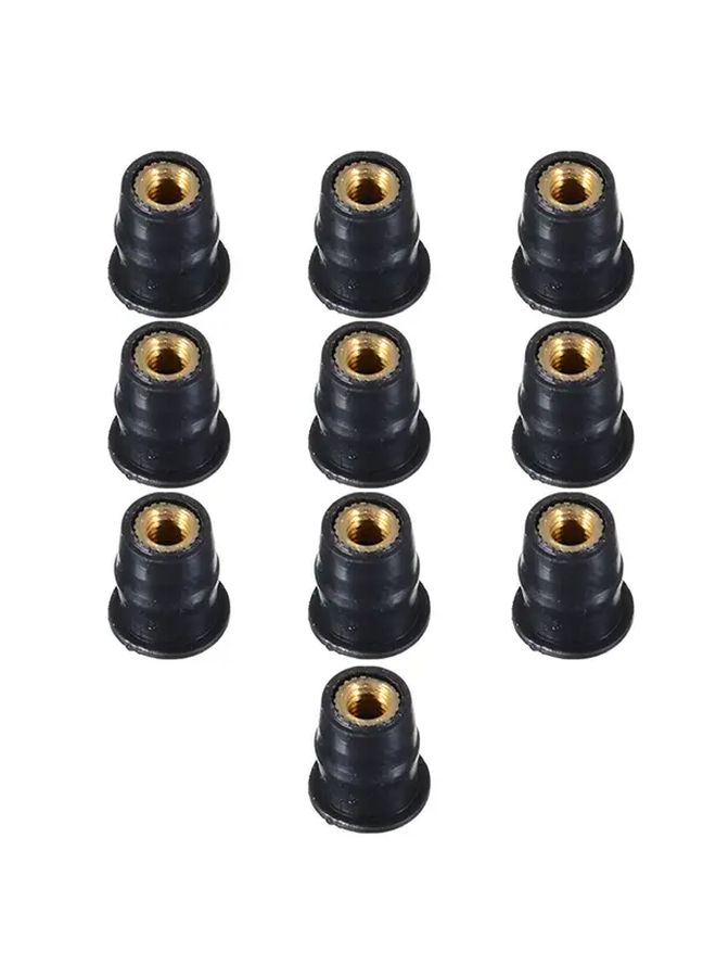 10pcs Black M5x16mm Motorcycle Windscreen Windshield Screws Bolts And Nuts Fastener Kit - Image 4