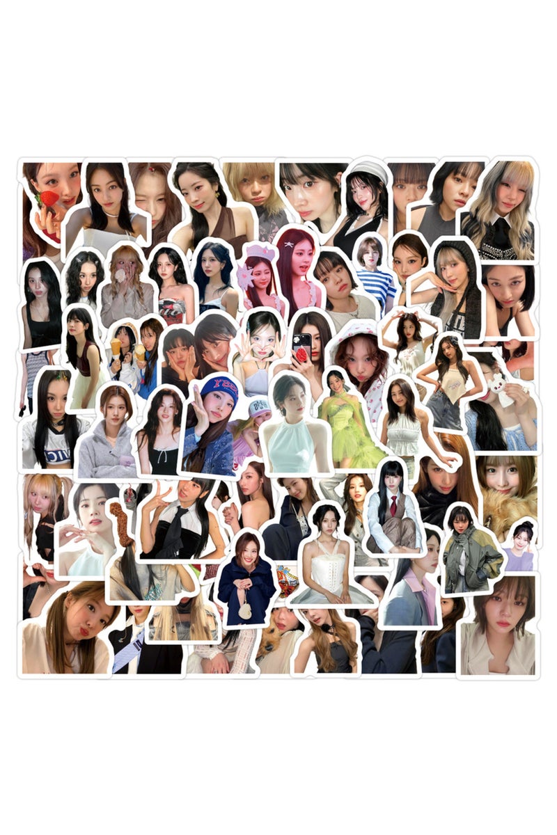 مجموعة ملصقات متعددة الألوان مكونة من 105 قطعة، تضم رسومات كرتونية لفرقة توايس الكورية، مناسبة للهواتف المحمولة، وأجهزة الكمبيوتر المحمولة، والحقائب، والدفاتر.