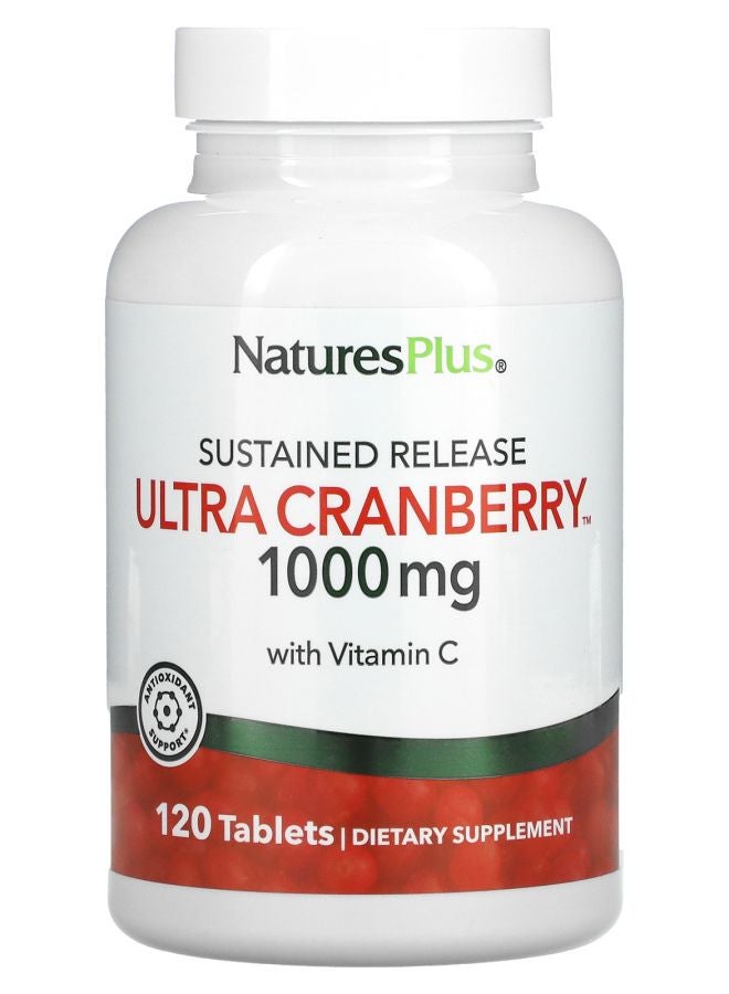 Sustained Release Ultra Cranberry 1000 mg 120 Tablets