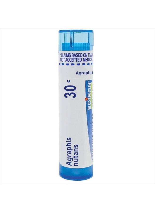 Boiron Agraphis Nutans 30C for Sore Throat Pain - 80 Pellets - Image 1