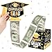 CCINEE Graduation Money Pull Box for Cash Gift Black Gold Surprise Money Box for Class of 2026 Grad Money Holders Graduation Gifts College Graduation Party Game Ideas - Image 3