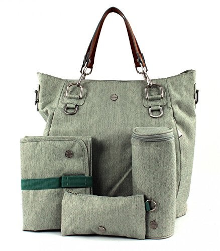Lassig Lassig Green Label Mix 'n Match Diaper Bag Light Grey - Image 1