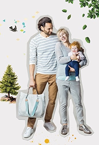 Lassig Lassig Green Label Mix 'n Match Diaper Bag Light Grey - Image 2
