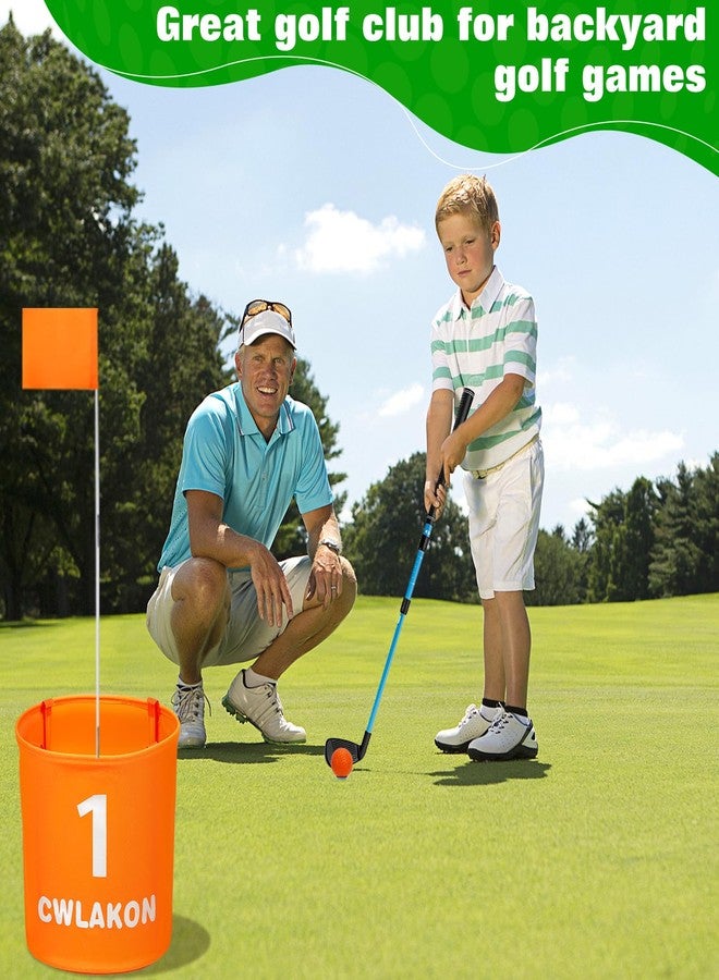 CWLAKON Golf Club Length Adjustable for Backyard Golf Game, Yard Golf Games Club for Toddlers Junior Adults Family, Plastic Golf Club for Indoor Outdoor Golf Training Chipping Games, 2 Pack - Image 5