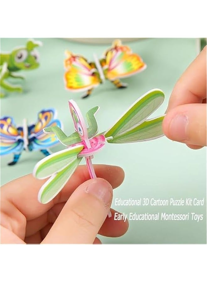 30 قطعة من احجية فلاورميث، احجية كرتونية ثلاثية الابعاد للاطفال من سن 4-8 سنوات، احجية كرتونية تعليمية ثلاثية الابعاد، 30 قطعة من احجية الصور المقطوعة ثلاثية الابعاد للاطفال، احجية الصور المقطوعة - Image 4
