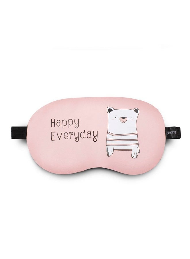 Jenna Blush Cartoon Polyester Eye Mask For Insomnia, Meditation, Puffy Eyes And Dark Circles  - Image 2