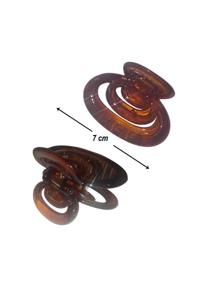 NAT Big wide Teeth Hair Clips Claw Clamp Non Slip Hair Accessories for All Kinds of Hairstyles Women Girls (Black Brown, Pack of 3) - Image 5