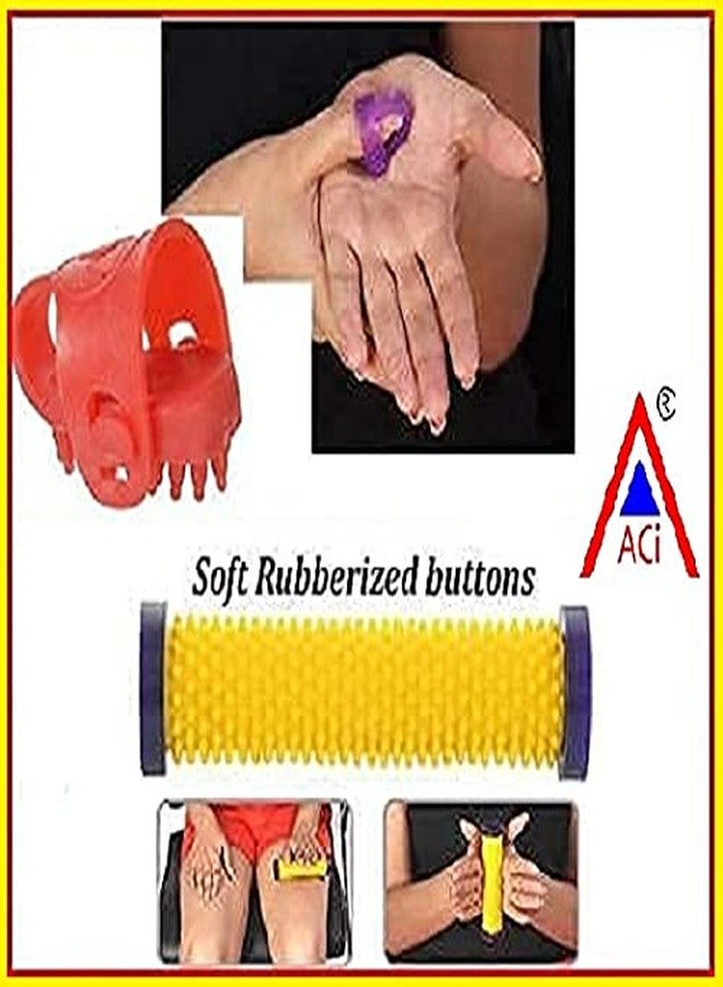 ACi Acupressure Super PowerMat 2000 Accupressure Magnet Pyramids For Stress And Pain Relief With Thumb Pad Tool Kit - Image 4