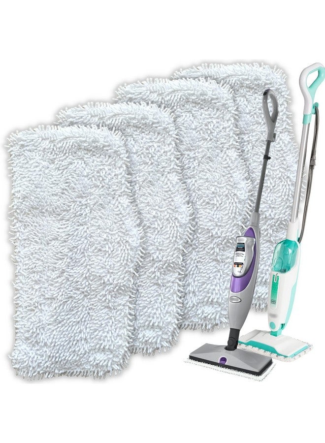 F Flammi Flammi Steam Mop Pads for Shark S1000/S3101/S3250/SK Series SK410 SK435CO SK460 SK140 SK141 S3251 Steam Mop Replacement Pads, 4 Pack - Image 1