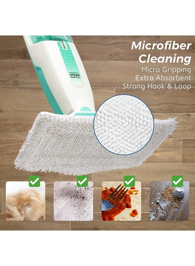 F Flammi Flammi Steam Mop Pads for Shark S1000/S3101/S3250/SK Series SK410 SK435CO SK460 SK140 SK141 S3251 Steam Mop Replacement Pads, 4 Pack - Image 4