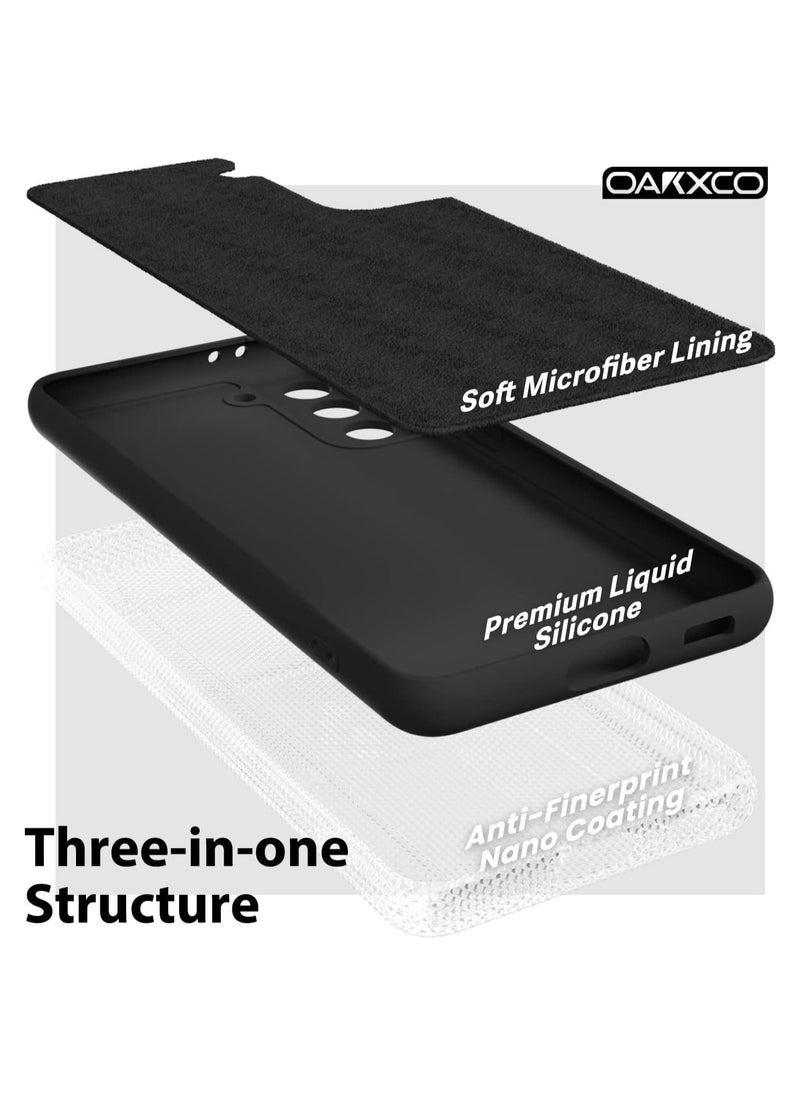 Raxoom Silicone Case for Samsung S21, Silky-soft touch Full-Body Protective Case, Shockproof cover with Microfiber Lining - Image 4