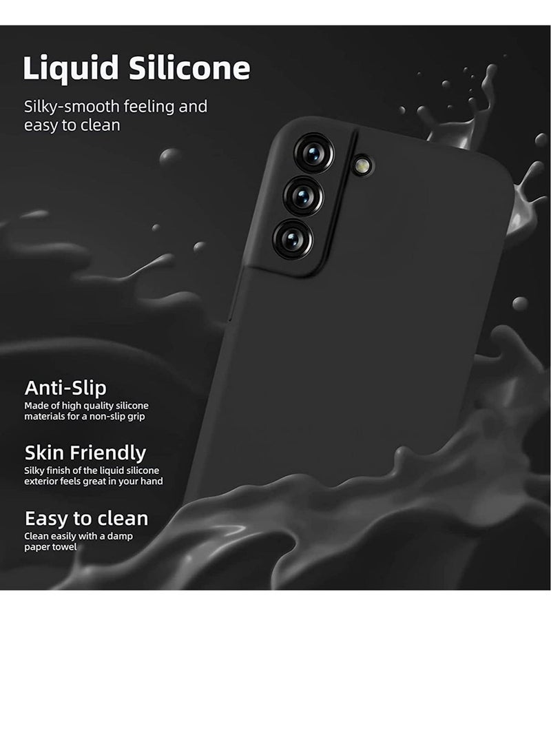 Raxoom Silicone Case for Samsung S21, Silky-soft touch Full-Body Protective Case, Shockproof cover with Microfiber Lining - Image 2