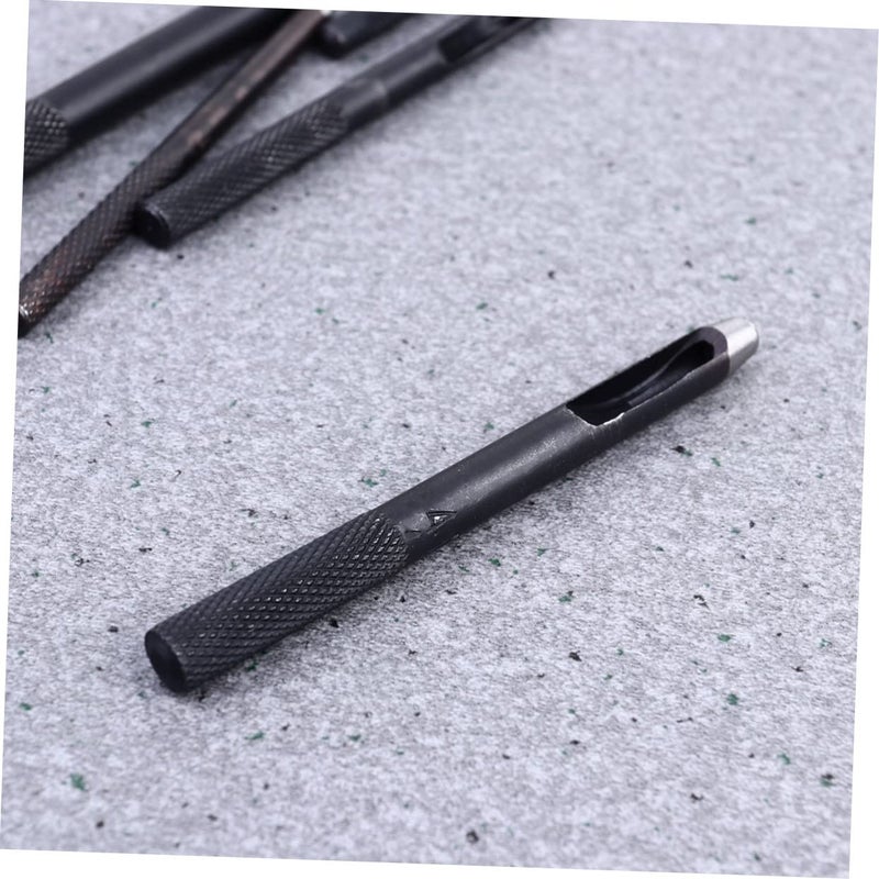 Modern Leather Punch Tool Set 6pcs Round Hole Cutter For Belts Handbags Crafts Gaskets Size 1 - Image 5