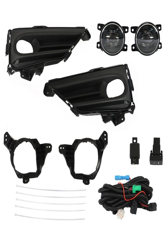 Silscvtt Fog Daytime Light Assembly Replacement for Honda CRV 2020 2021 2022 Driving Lamps w/Switch Left+Right - Image 2