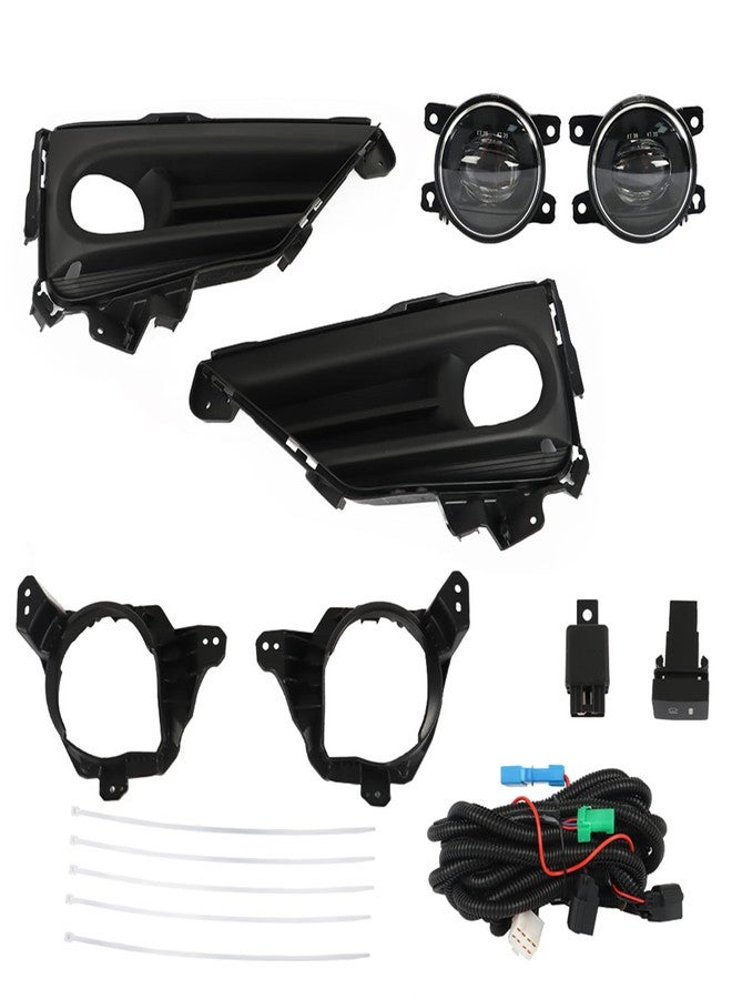 Silscvtt Fog Daytime Light Assembly Replacement for Honda CRV 2020 2021 2022 Driving Lamps w/Switch Left+Right - Image 1