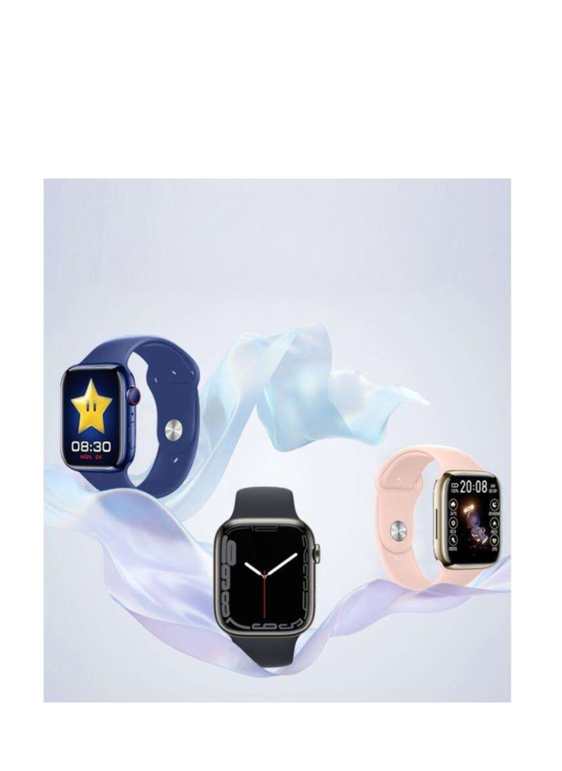 Generic - Universal Smartwatch with Touchscreen Compatible with Android and iOS Devices such as Apple, Samsung, LG with Fitness Tracker with Bluetooth Connectivity Call/SMS Alerts and Pedometer Functionality. - Image 1