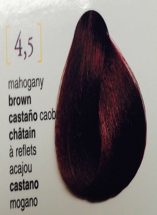 Salermvison Hair Coloring Cream #4.5 Chestnut Mahogany, 2.3 Ounce