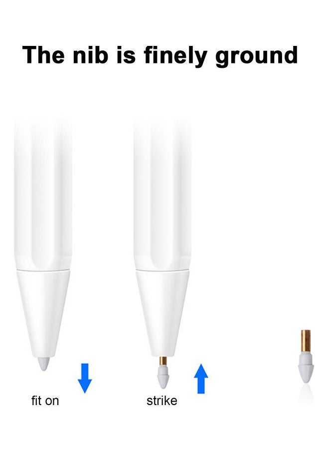 K10 Pen Handwritten Capacitive Screen Stylus Pen Smart Pencil Compatible With Ipad White - Image 2