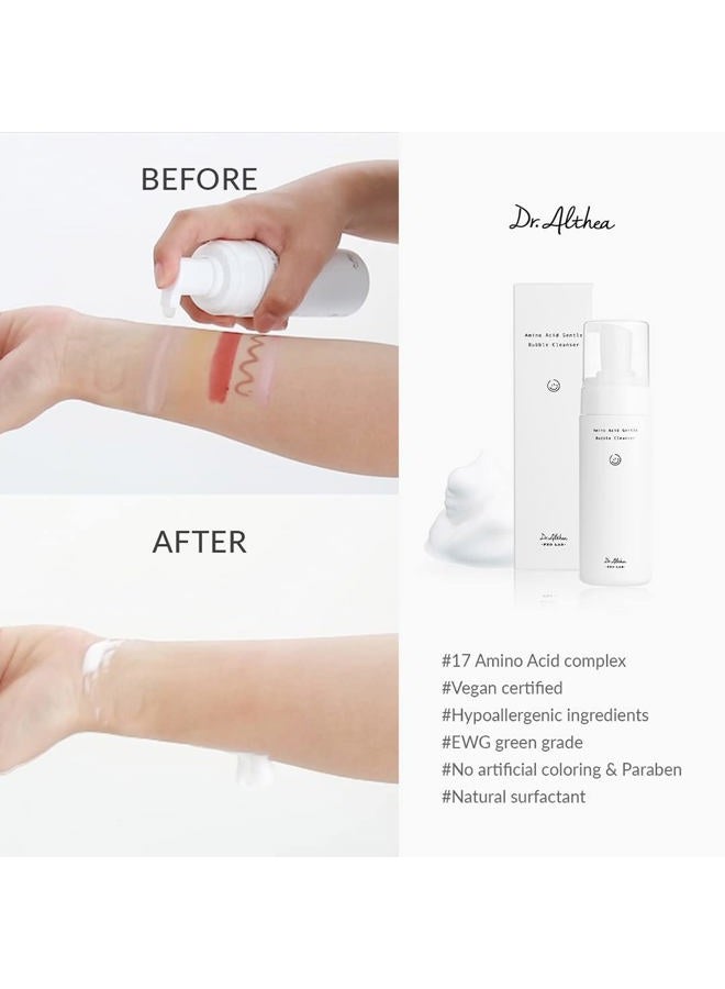 Dr.althea Amino Acid Gentle Bubble Cleanser | Foam Cleanser | Daily Gentle Face Wash for Sensitive Skin | Vegan Korean Skin Care | 4.73 fl oz - Image 3