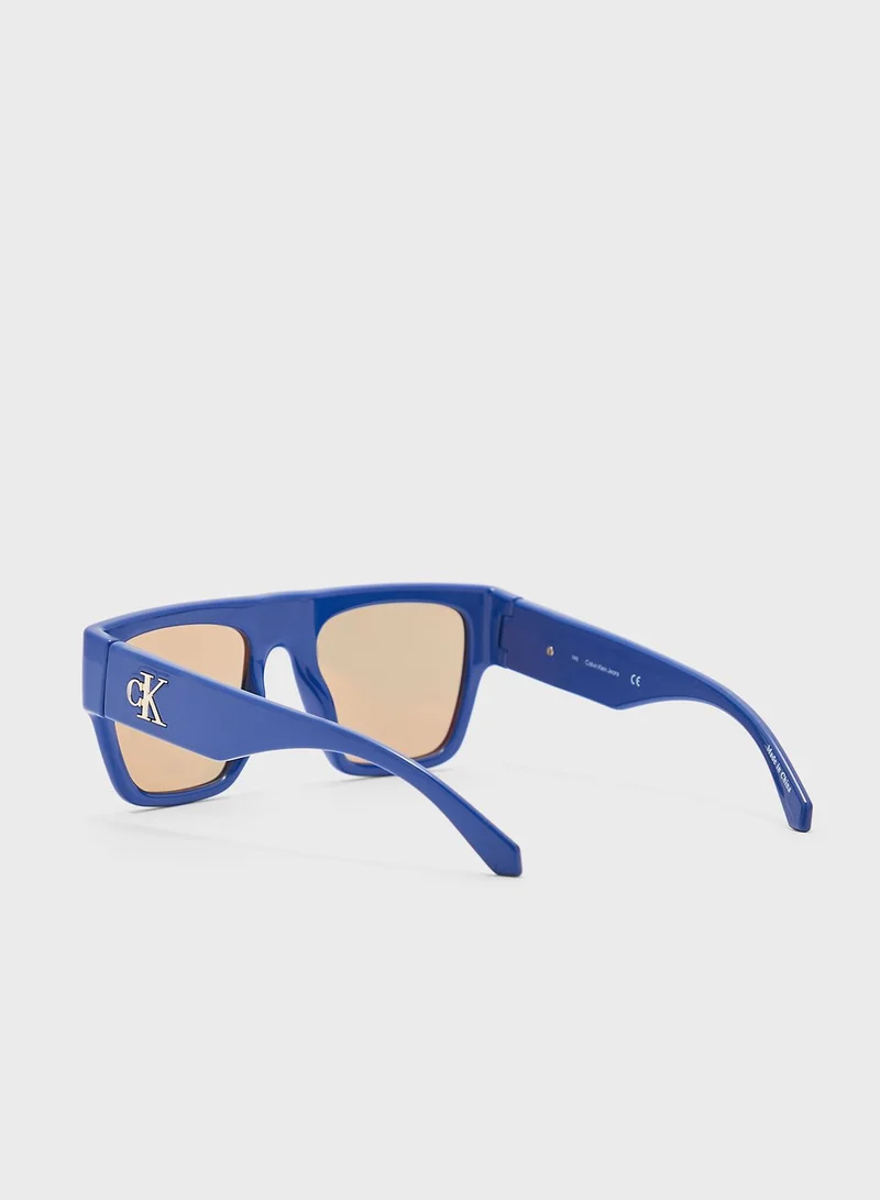 Calvin Klein Jeans Rectangle Shape Sunglasses